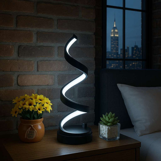 Dimmable Spiral LED Table Lamp