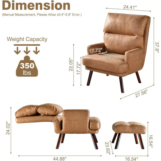 The Studio Siesta Recliner & Ottoman Set US