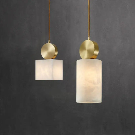 Luxe Marble Glow Pendant