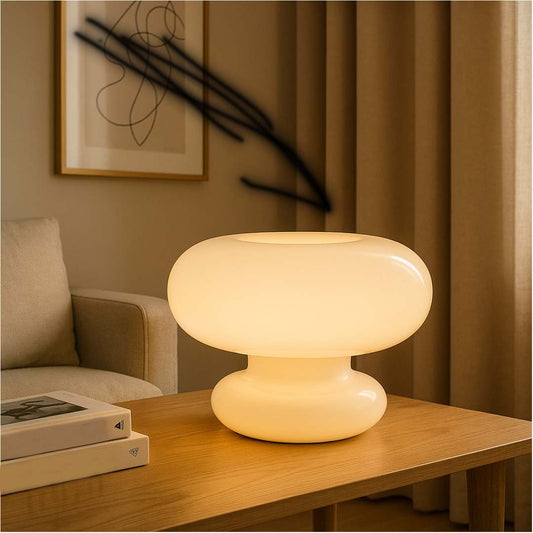 Nori White Mushroom Lamp